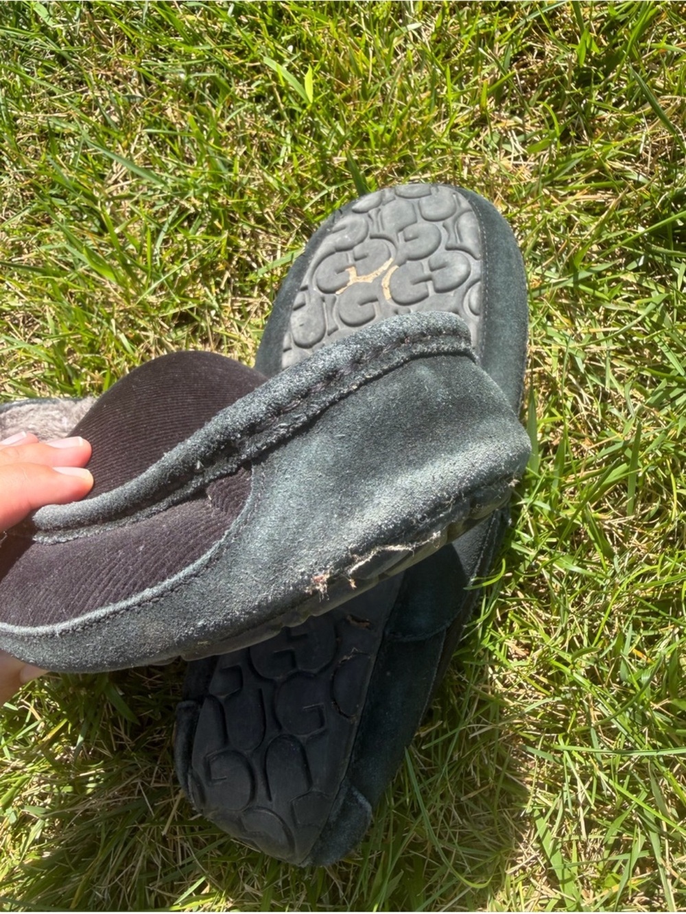Men’s UGG Black ASCOT Loafers — Size 10 — USED - Picture 5 of 8